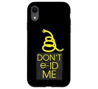 Don't e-ID Me Anti Digital ID Privacy Gadsden Snake Flag Case for iPhone XR