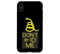 Don't e-ID Me Anti Digital ID Privacy Gadsden Snake Flag Case for iPhone XS Max