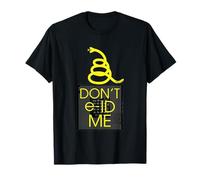 Don't e-ID Me Anti Digital ID Privacy Gadsden Snake Flag T-Shirt