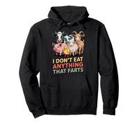 Don't Eat Anything That Farts Vegetables Vegetarian Vegan Pullover Hoodie