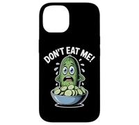 Dont Eat Me Cucumber Funny Vegan Food Humor Case for iPhone 14