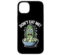 Dont Eat Me Cucumber Funny Vegan Food Humor Case for iPhone 14 Plus