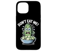 Dont Eat Me Cucumber Funny Vegan Food Humor Case for iPhone 15