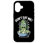 Dont Eat Me Cucumber Funny Vegan Food Humor Case for iPhone 16