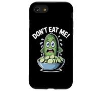 Dont Eat Me Cucumber Funny Vegan Food Humor Case for iPhone SE (2020) / 7/8