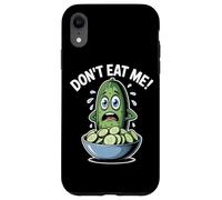 Dont Eat Me Cucumber Funny Vegan Food Humor Case for iPhone XR