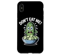 Dont Eat Me Cucumber Funny Vegan Food Humor Case for iPhone XS Max