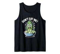 Dont Eat Me Cucumber Funny Vegan Food Humor Tank Top