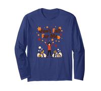 Don't Fall for Me: Autumn Humor for Clumsy Romantics Long Sleeve T-Shirt, Adult Unisex, Navy, S