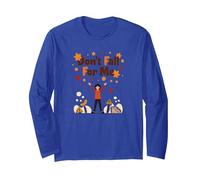 Don't Fall for Me: Autumn Humor for Clumsy Romantics Long Sleeve T-Shirt, Adult Unisex, Royal Blue, M