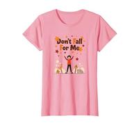Don't Fall for Me: Autumn Humor for Clumsy Romantics T-Shirt, Women, Pink, XXL