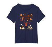 Don't Fall for Me: Autumn Humor for Clumsy Romantics T-Shirt, Women's Plus, Navy, 4X
