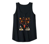 Don't Fall for Me: Autumn Humor for Clumsy Romantics Tank Top, Women, Black, S