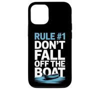 Dont Fall Off The Boat Rule Number One Boater Humor Nautical Case for iPhone 12/12 Pro