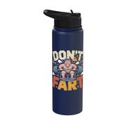 Dont Fart Gym Fart Workout Humor Stainless Steel Insulated Water Bottle