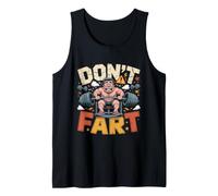 Dont Fart Gym Fart Workout Humor Tank Top