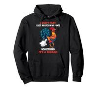 Don't Fart I Just Whisper In My Pants Funny A Scream Rooster Pullover Hoodie