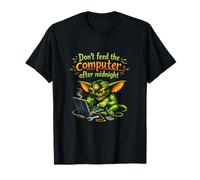 Dont Feed The Computer After Midnight IT Reboot Humor T-Shirt