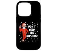 Don't Feed The Hipsters Ugly Christmas Santa Claus Case for iPhone 14 Pro