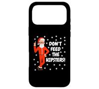 Don't Feed The Hipsters Ugly Christmas Santa Claus Case for iPhone 17 Pro Max