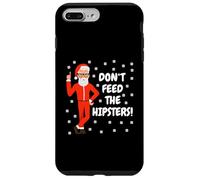 Don't Feed The Hipsters Ugly Christmas Santa Claus Case for iPhone 7 Plus/8 Plus