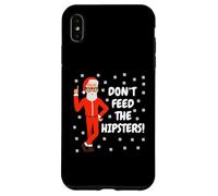 Don't Feed The Hipsters Ugly Christmas Santa Claus Case for iPhone XS Max