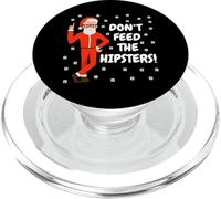 Don't Feed The Hipsters Ugly Christmas Santa Claus PopSockets PopGrip for MagSafe
