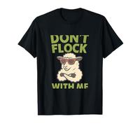 Dont Flock With Me Defiant Sheep Farm Humor Graphic T-Shirt