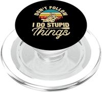 Don't Follow I Do Stupid Things PopSockets PopGrip for MagSafe
