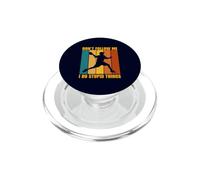 Dont Follow Me I Do Stupid Funny Dodgeball Player Retro PopSockets PopGrip for MagSafe