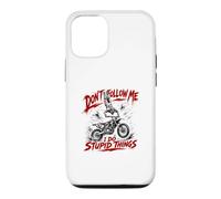 Dont Follow Me I Do Stupid Things Motocross Case for iPhone 12/12 Pro
