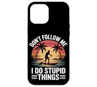 Don't Follow Me I Do Stupid Things Paddleboarding Case for iPhone 12 Pro Max