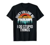 Dont follow me i do stupid Things Paragliding T-Shirt