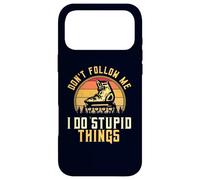 Don't Follow Me I Do Stupid Things Retro Roller Blading Case for iPhone 17 Pro Max