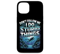 Don't Follow Me I Do Stupid Things Scuba Diving Case for iPhone 13