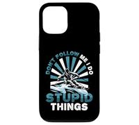 Don't Follow Me I Do Stupid Things Skiing Ski Lover Case for iPhone 12/12 Pro