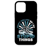 Don't Follow Me I Do Stupid Things Skiing Ski Lover Case for iPhone 12 mini