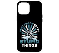 Don't Follow Me I Do Stupid Things Skiing Ski Lover Case for iPhone 12 Pro Max