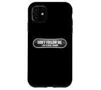Don't Follow Me I Do Stupid Things Snowboard Snowboarding Case for iPhone 11
