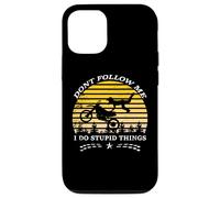 Don't Follow Me I Do Stupid Things T Shirt Case for iPhone 12/12 Pro