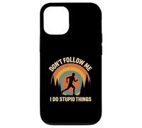 Don't Follow Me I Do Stupid Things Trail Runner Case for iPhone 12/12 Pro
