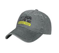 Don't Follow Me, I'm Lost Too 100% Cotton Washed Low Profile Baseball Cap for Men Women Vintage Dad Hat Black