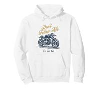 Don't Follow Me I'm Lost Too Vintage Motorcycle Graphic Pullover Hoodie