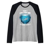 Don't Follow Me You Won't Make It Scuba Diver Raglan Baseball Tee