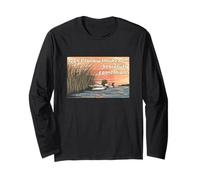 Dont Follow The Herd - Rebellious Duck Sunset Design Long Sleeve T-Shirt