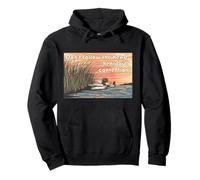 Dont Follow the Herd - Rebellious Duck Sunset Design Pullover Hoodie