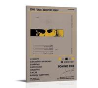 Don't Forget About Me, Demos Dominic Fike Anti Splash Art Posters Living Room And Bedroom Hanging Paintings Suitable for Multiple Scenarios No Need for Punching Easy to Install Suitable for Gifts And
