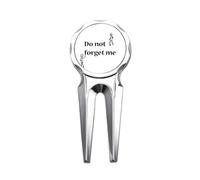 Don't Forget Me Sad Art Deco Fashion Golf Divot Tool Golf Ball Marker Repair Tool