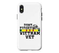 DONT FORGET THE VIETNAM VET Case for iPhone X/XS