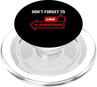Don't Forget to Like and Subscribe Video Content Creator PopSockets PopGrip for MagSafe